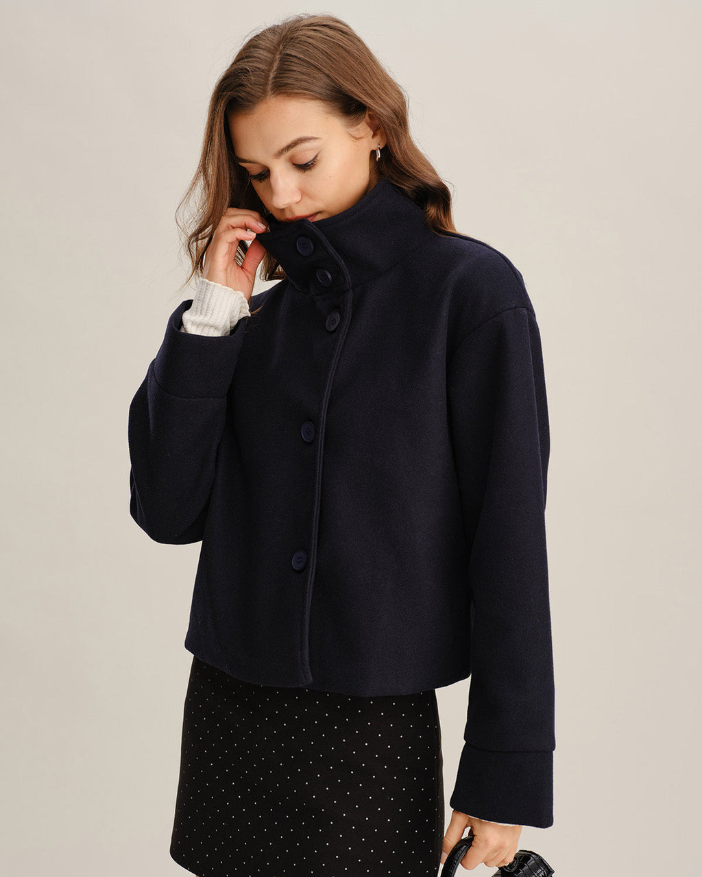 Blake Women's Jacket | Loose Fit Polyester, Casual with Pockets