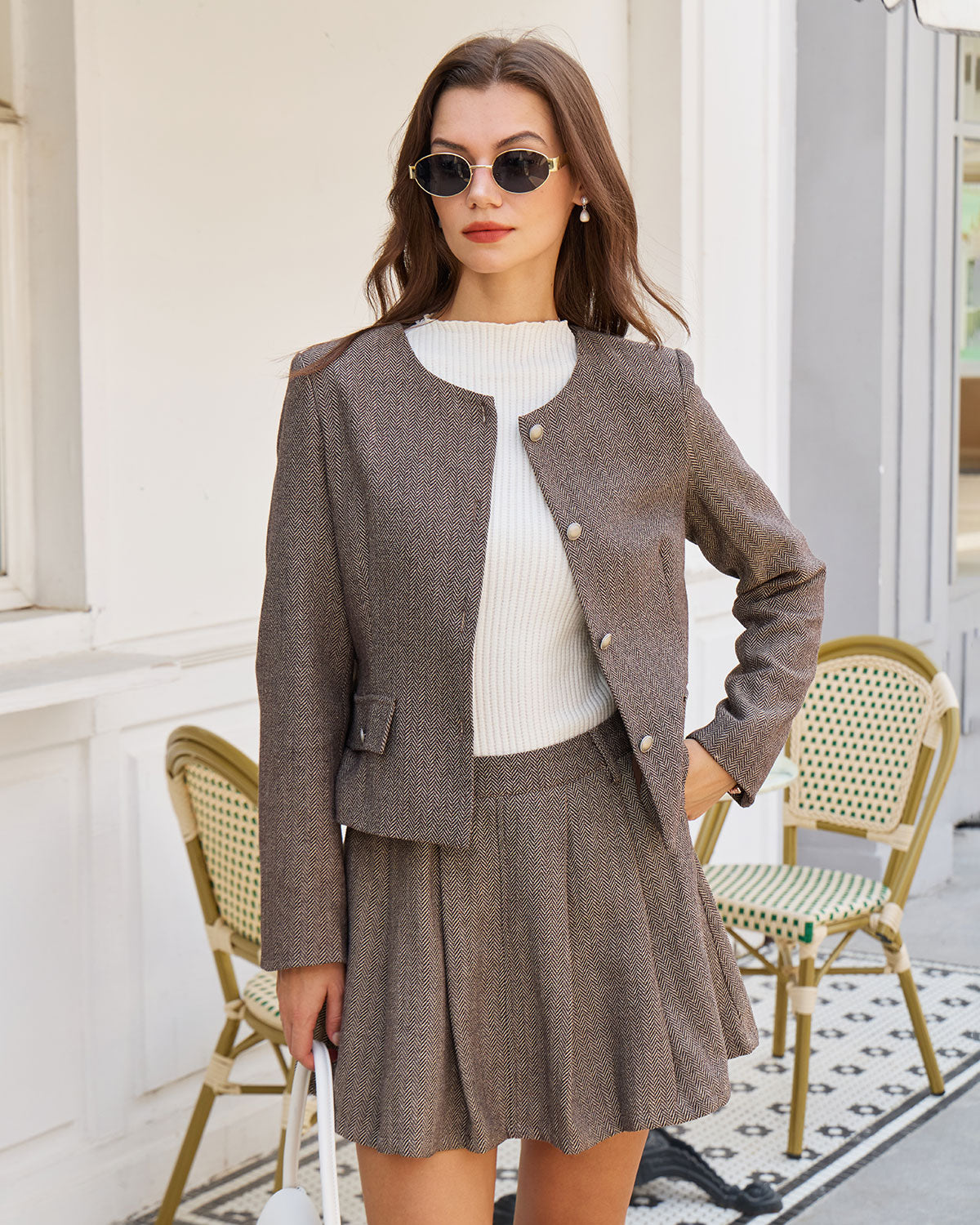 Brayden Women's Jacket | Polyester, Button Pockets