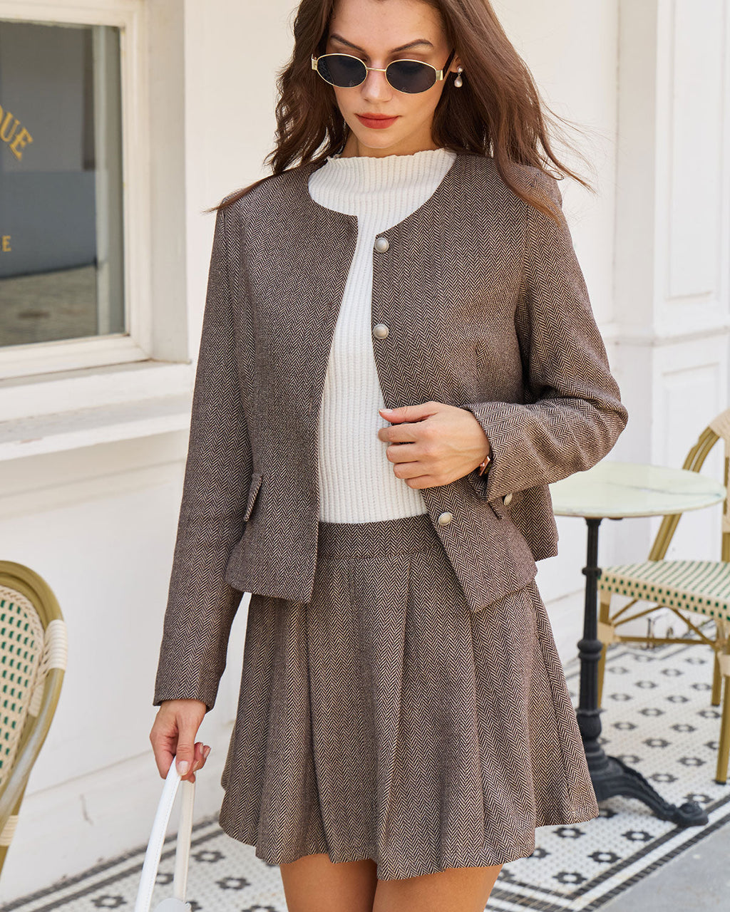 Brayden Women's Jacket | Polyester, Button Pockets