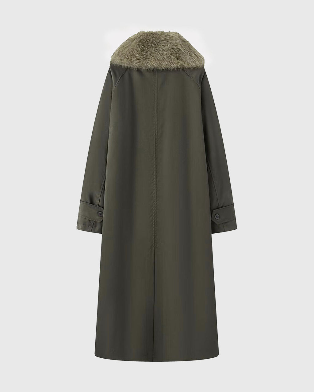 Briella Women's Winter Coat | Reversible Faux Fur Collar, Loose Fit