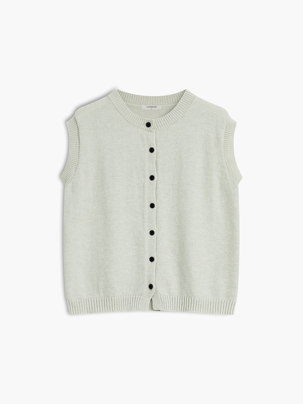 Caden Men's Sweater Vest | Knit Button-Up, Medium Stretch