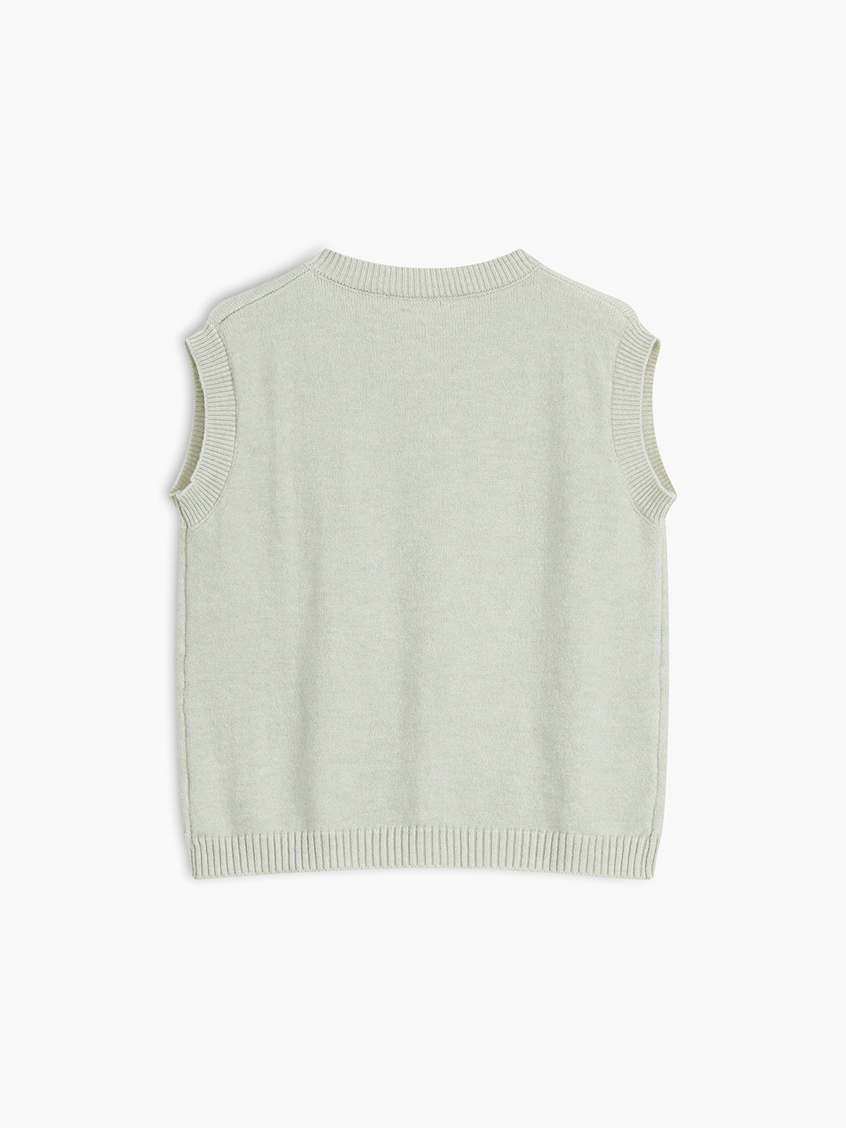 Caden Men's Sweater Vest | Knit Button-Up, Medium Stretch