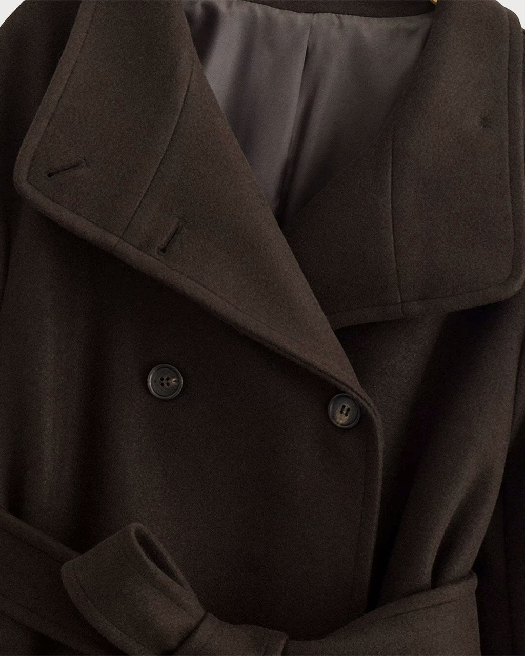 Caden Women's Trench Coat | 100% Polyester, Belted with Pockets