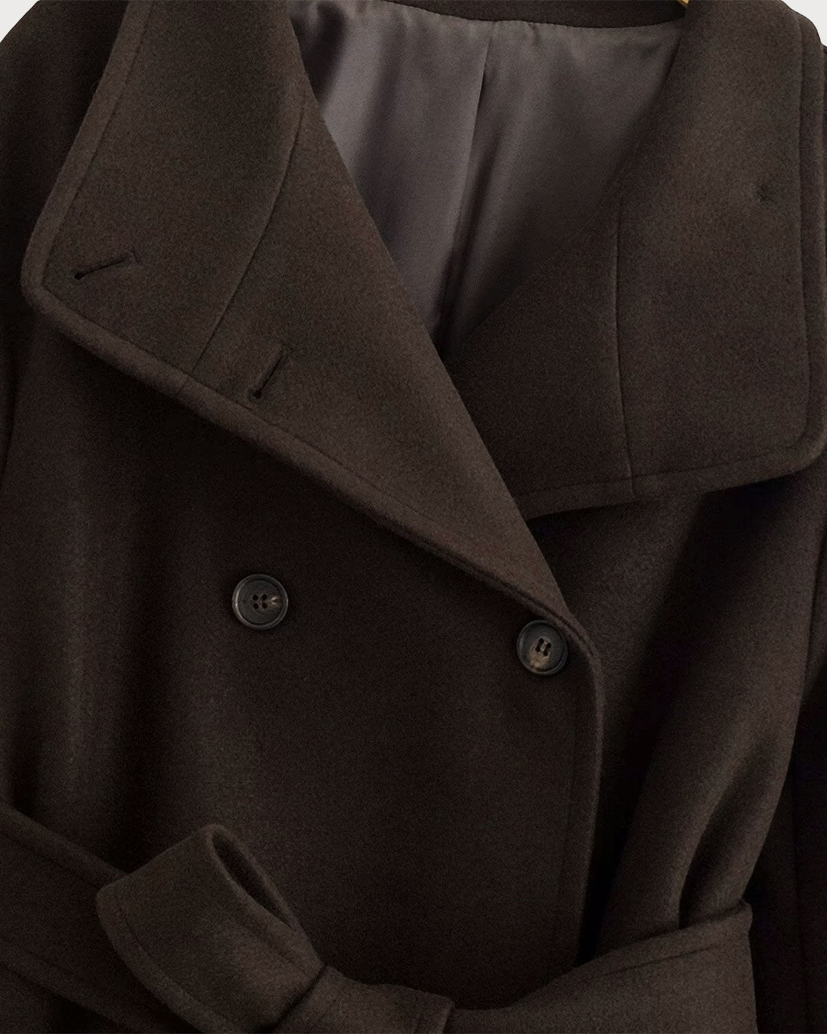 Caden Women's Trench Coat | 100% Polyester, Belted with Pockets