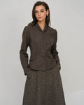 Cameron Women's Jacket | Worsted Woven, Single Breasted Office Wear