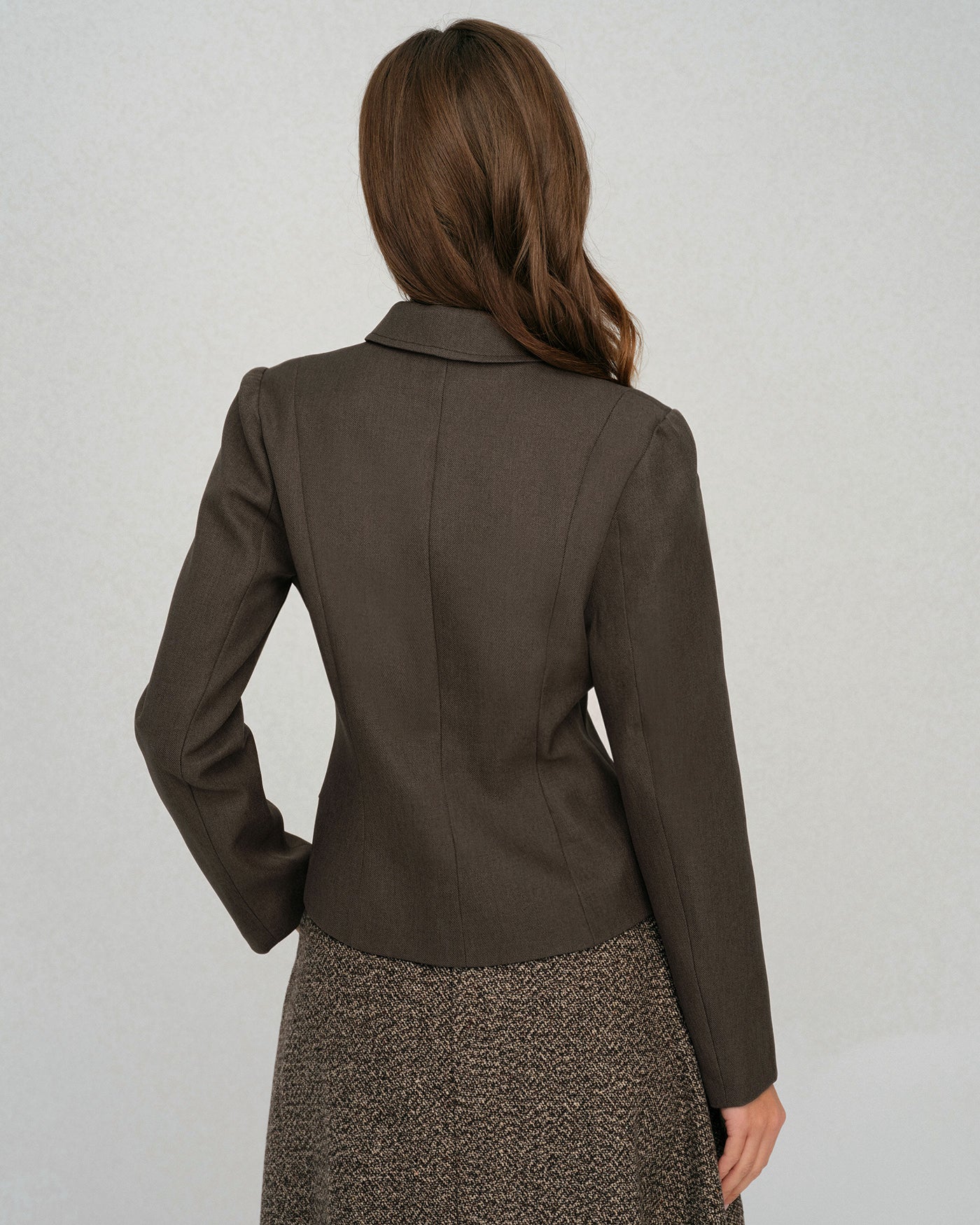 Cameron Women's Jacket | Worsted Woven, Single Breasted Office Wear