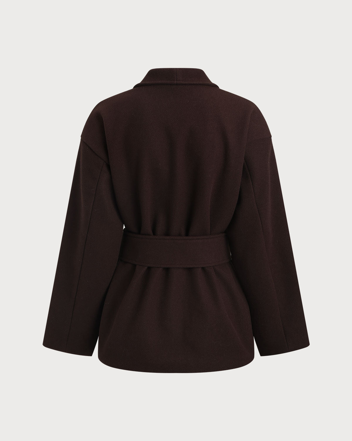 Carmen Women's Coat | Polyester Shawl, Belted Winter Coat