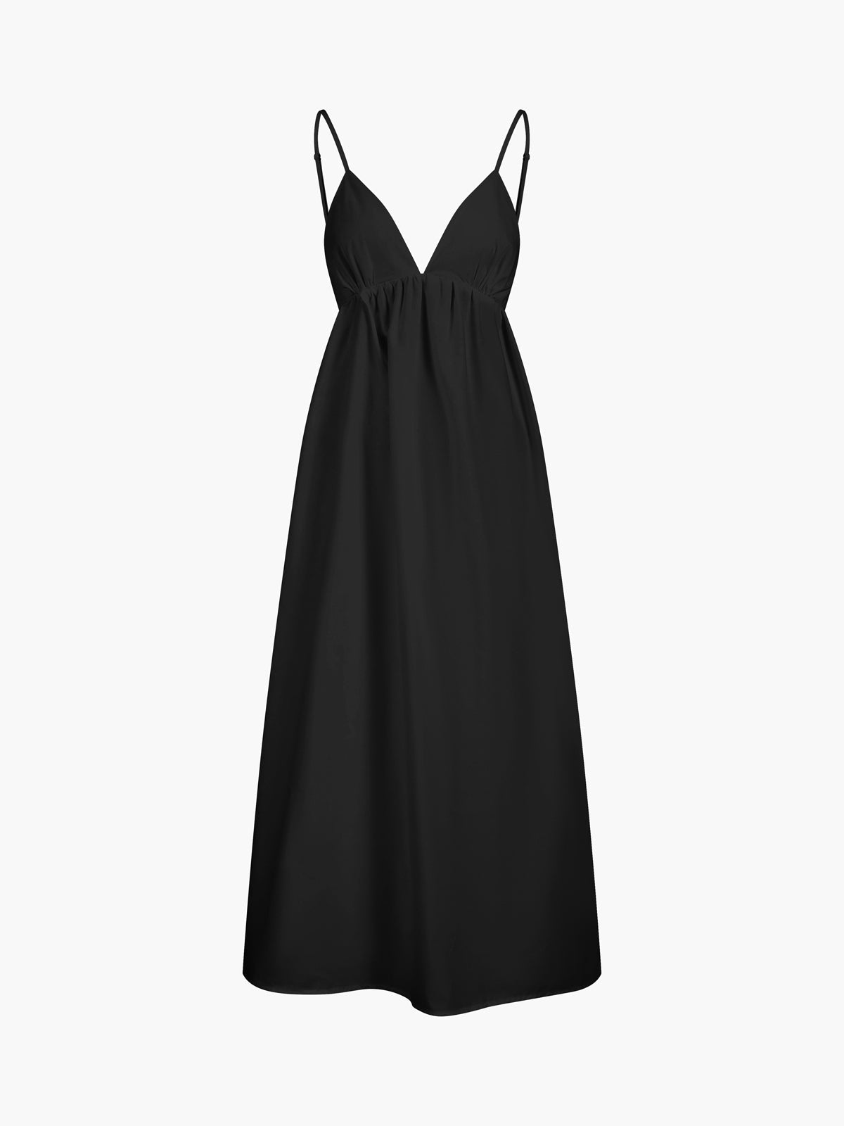 Cora Women's Midi Dress | 100% Cotton, Open Back, Sleeveless Summer Style