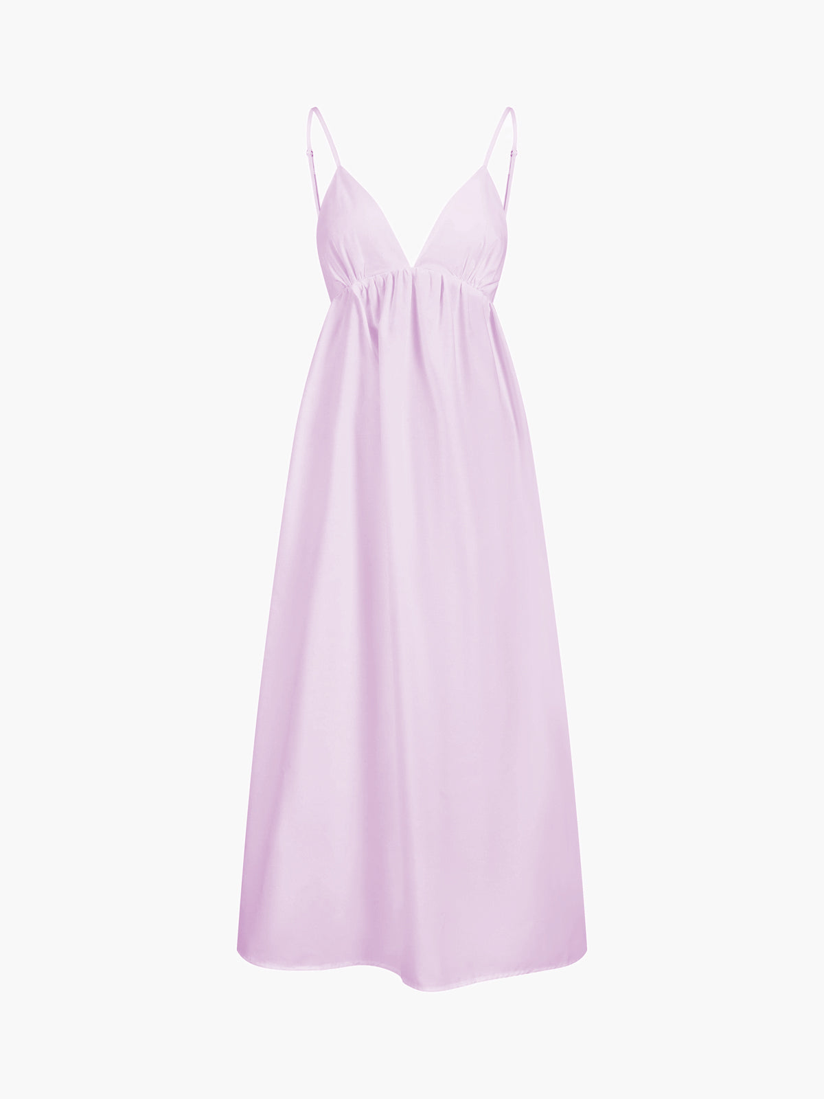 Cora Women's Midi Dress | 100% Cotton, Open Back, Sleeveless Summer Style