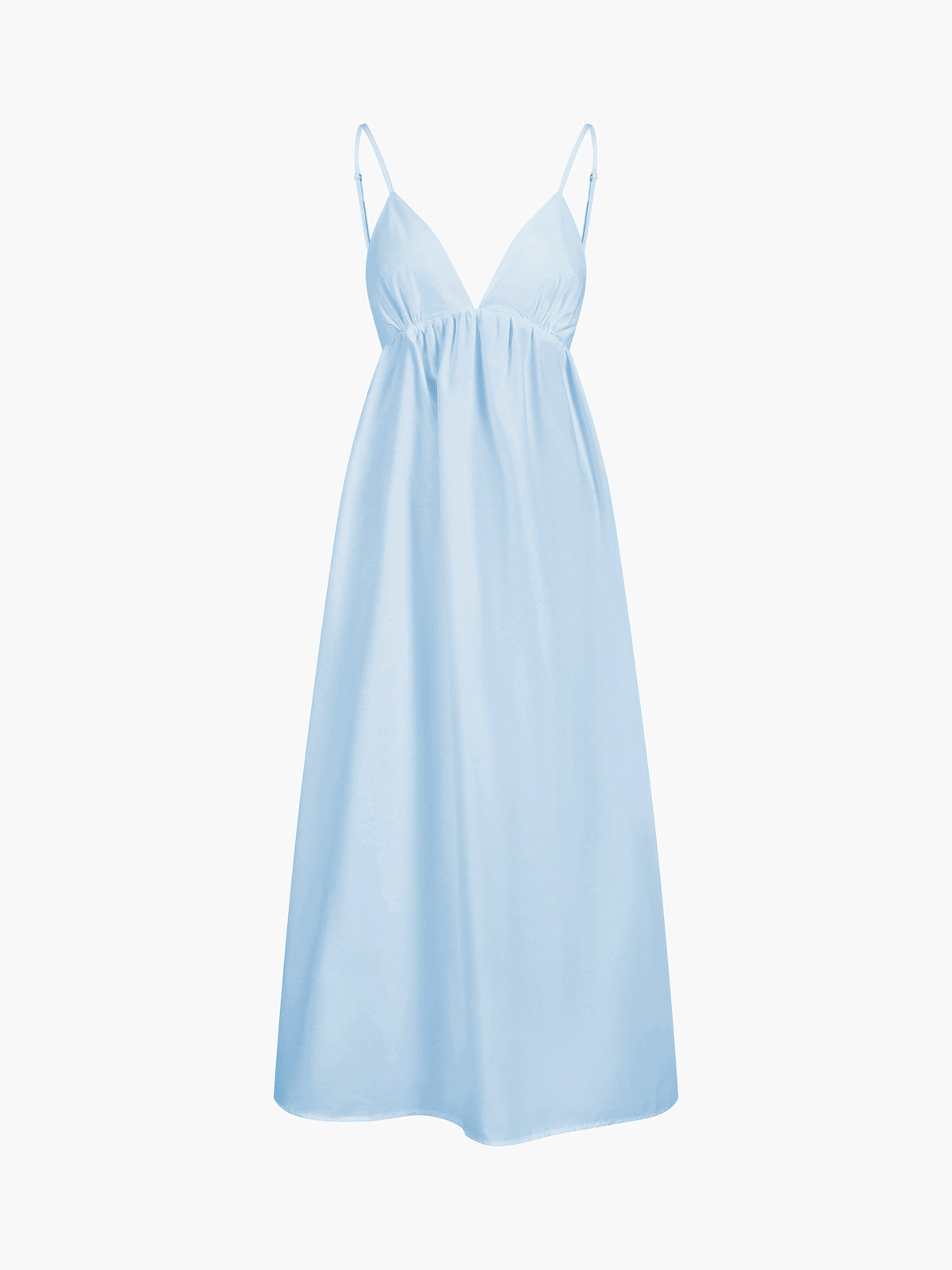 Cora Women's Midi Dress | 100% Cotton, Open Back, Sleeveless Summer Style