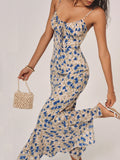Fiona Women's Maxi Dress | Floral Print, Sleeveless