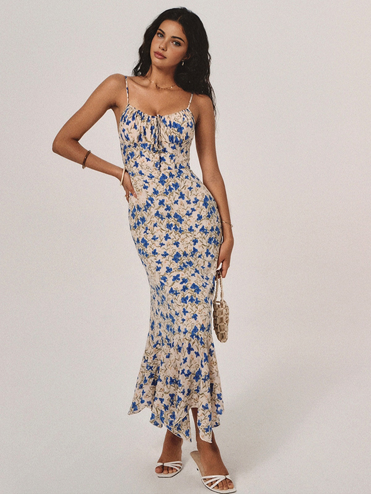 Fiona Women's Maxi Dress | Floral Print, Sleeveless