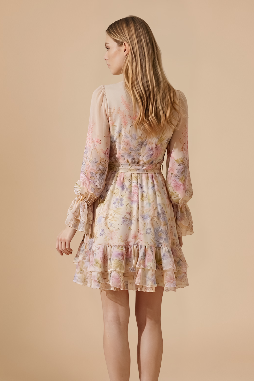 Fiona Women's Mini Dress | Floral Print, Lightweight Fabric