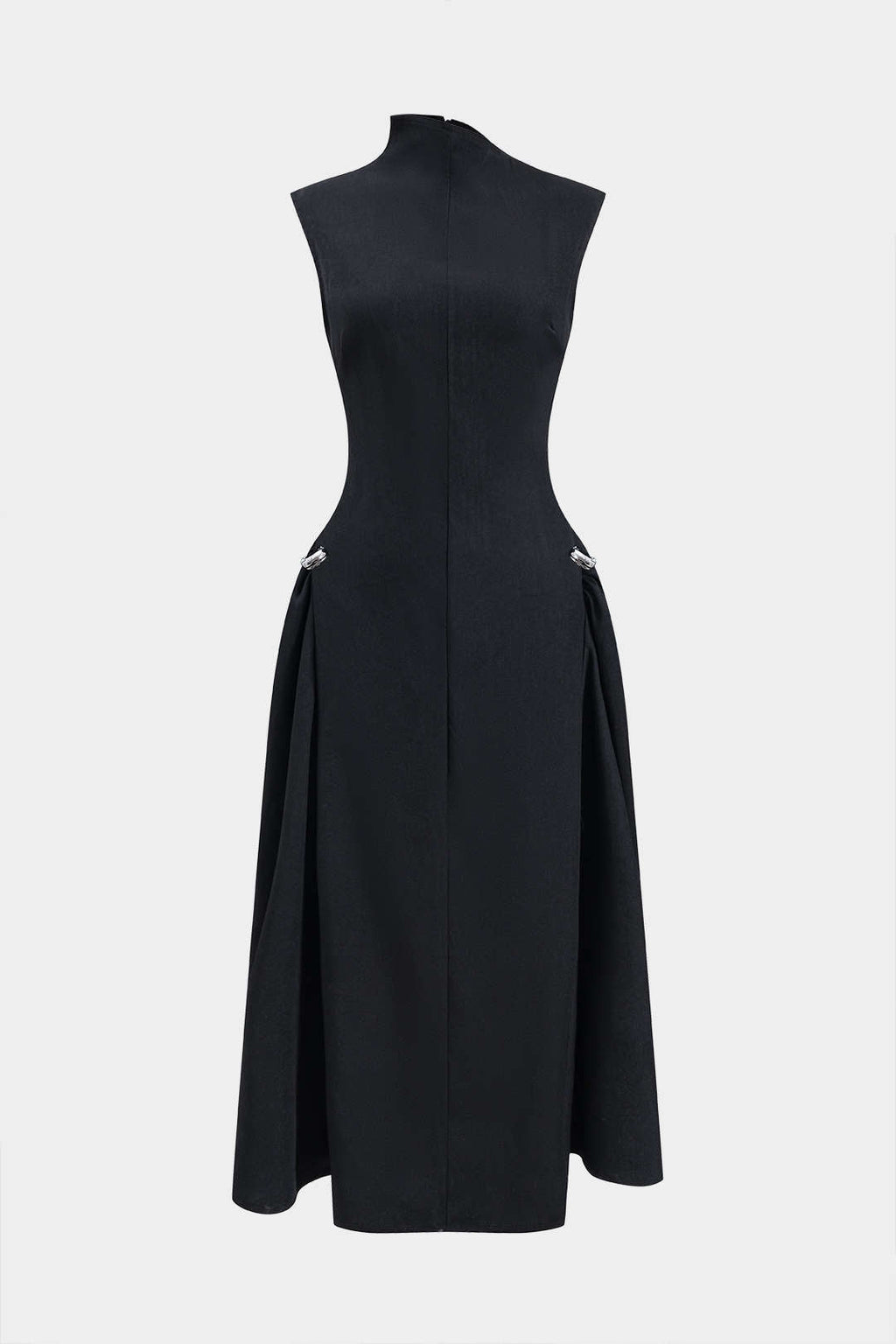 Mira Women's Maxi Dress | Metallic Decor, Sleeveless Formal 1