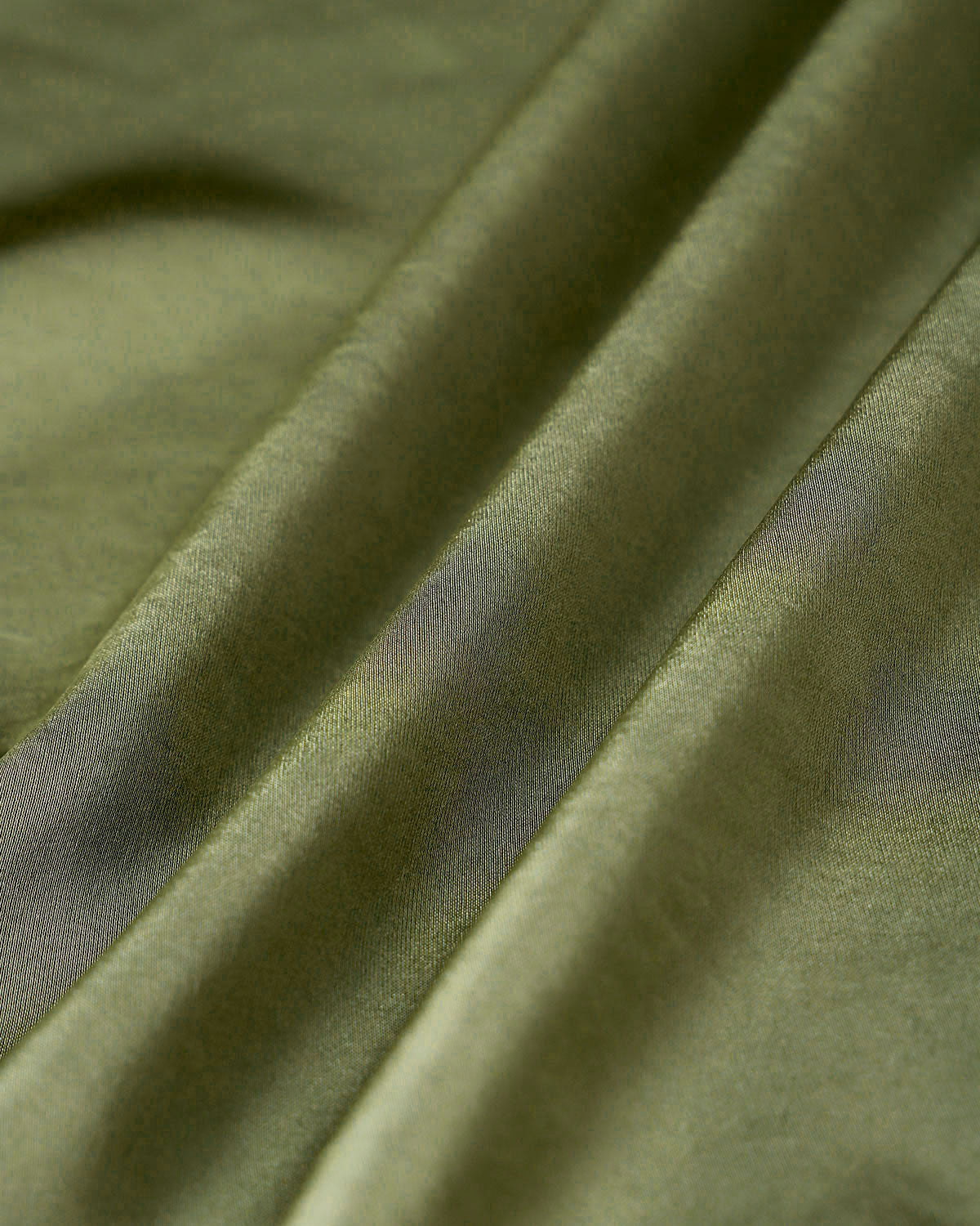 Mira Women's Mini Skirt | Satin A-Line, Elastic Waist, Moss Green