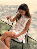 Rhea Women's Mini Dress | Organic Linen Blend, Sleeveless Summer Style
