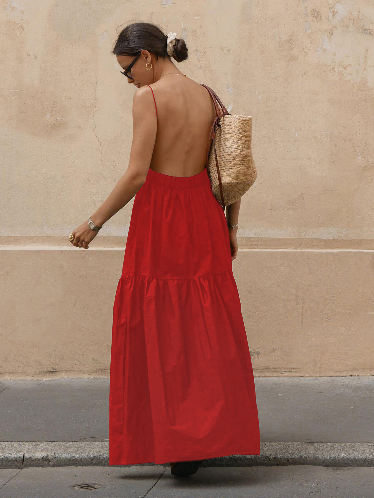 Sienna Women's Maxi Dress | Woven Fabric, Sleeveless Shift Fit