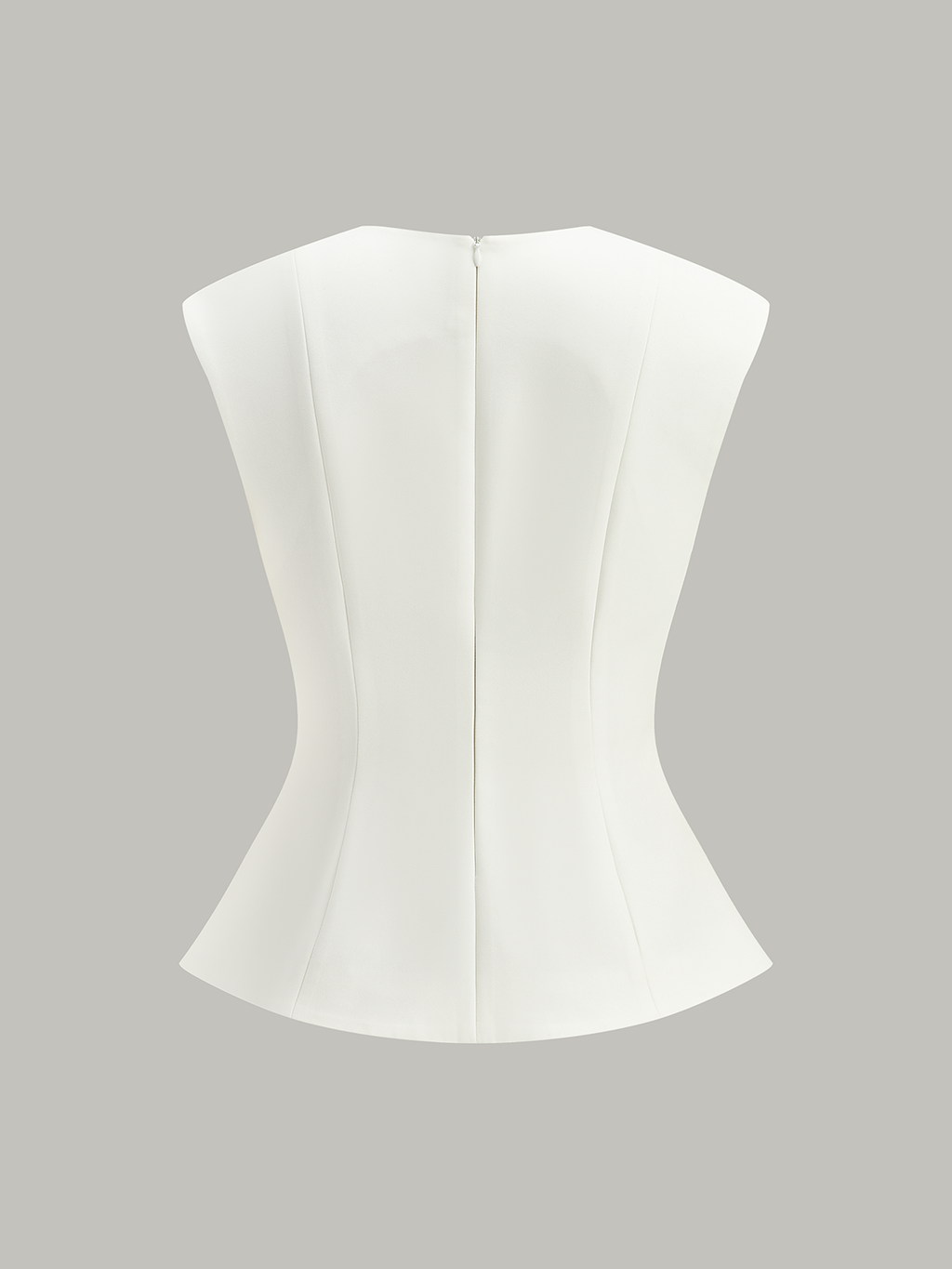Sienna Women's Top | Woven Fabric, Peplum Silhouette, Metal Buttons