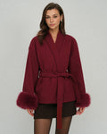 Wesley Women's Jacket | Long-Length Polyester, Casual Drawstring Winter Coat