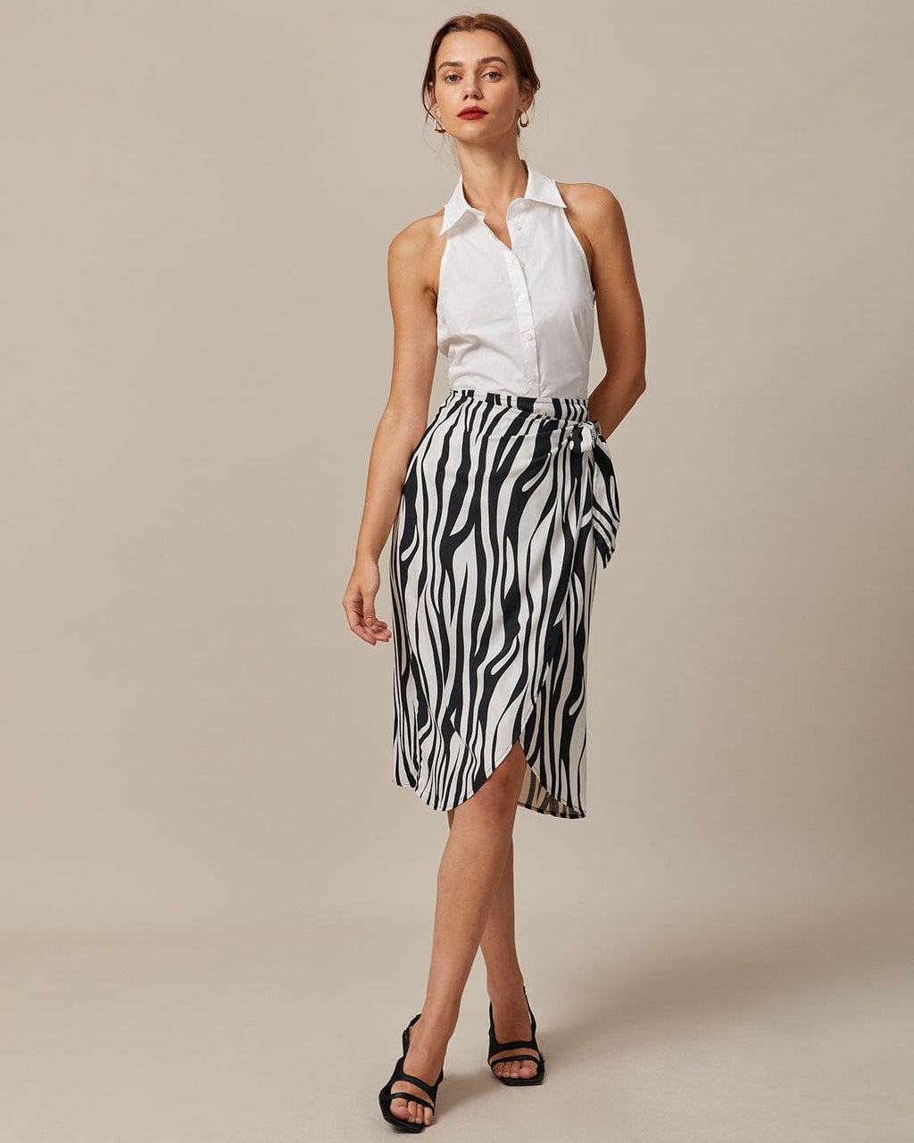 Willa Women's Shirt | 100% Cotton, Collared Sleeveless Blouse
