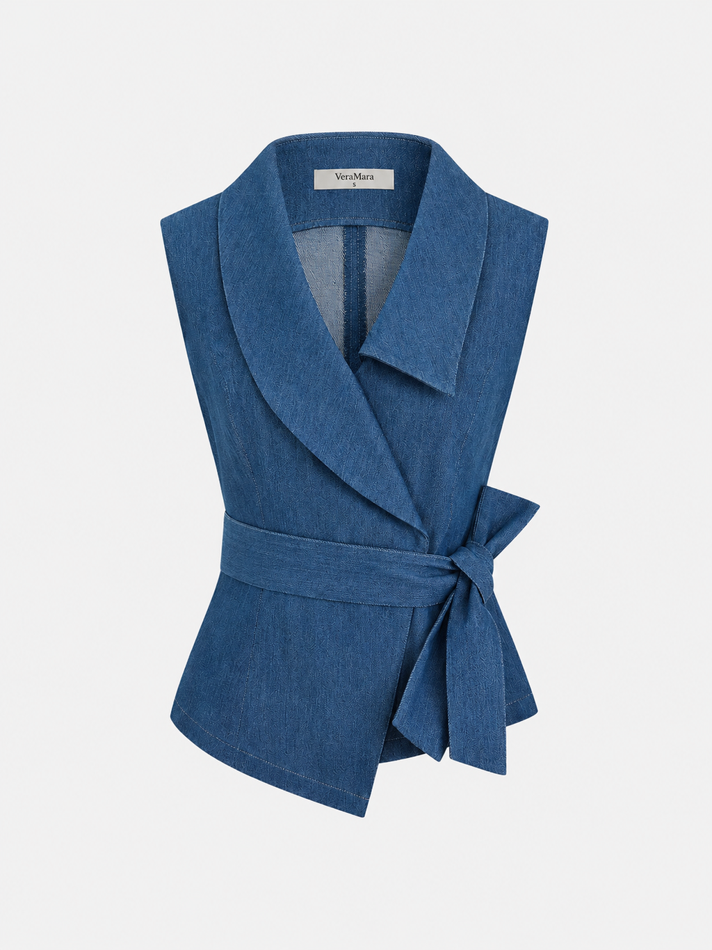 Wren Women's Vest | Cotton Blend, Tie-Waist, Sleeveless