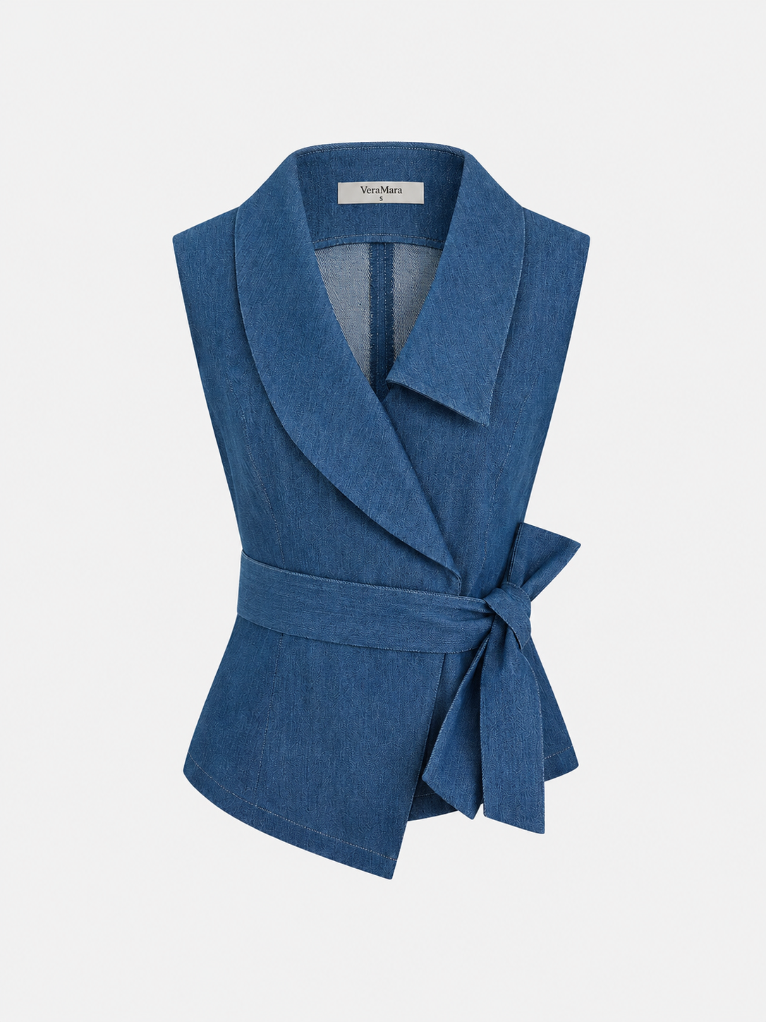 Wren Women's Vest | Cotton Blend, Tie-Waist, Sleeveless