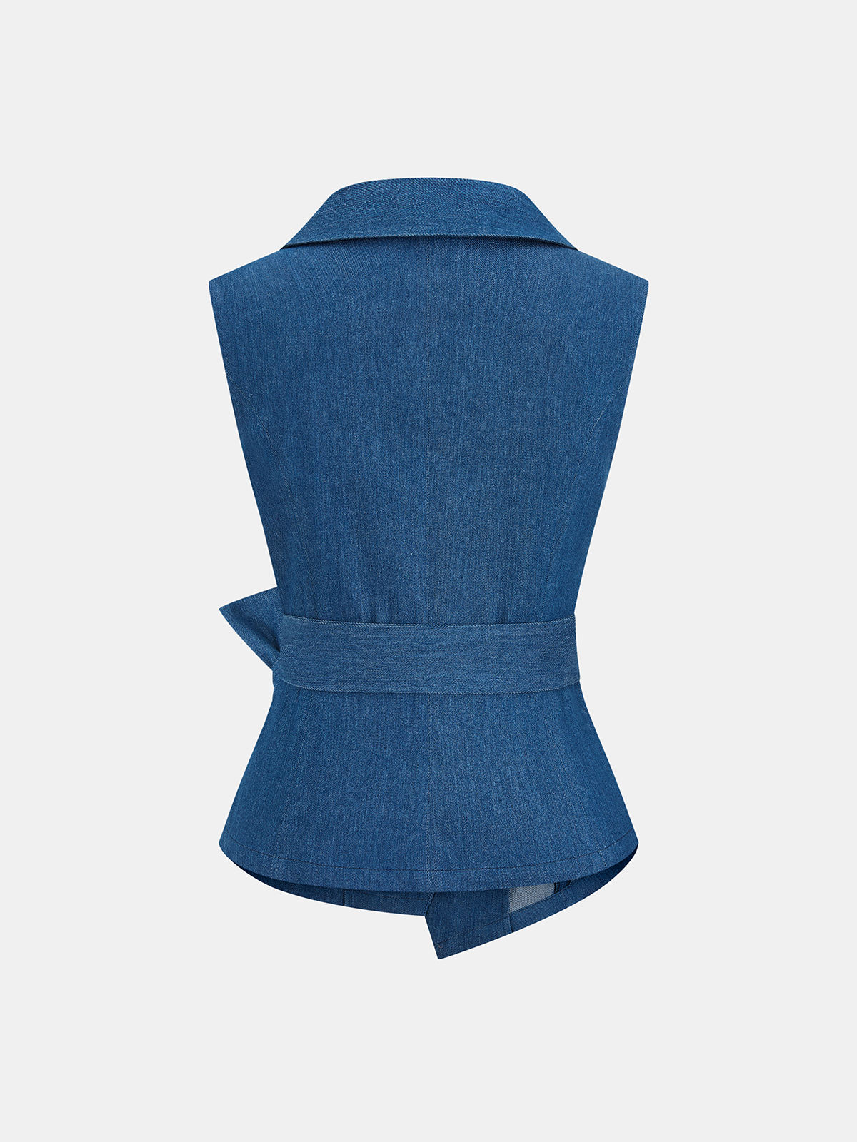 Wren Women's Vest | Cotton Blend, Tie-Waist, Sleeveless